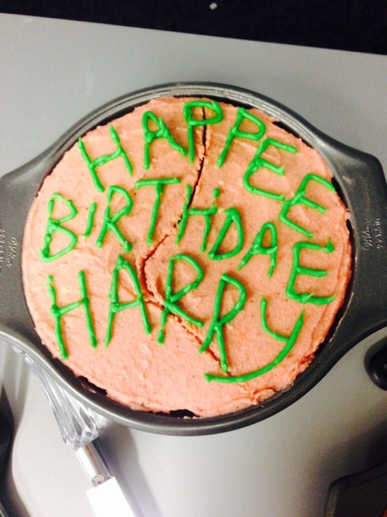 harry potter cake