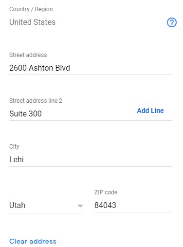 correcting a business address in google maps