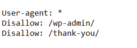 robots.txt disallow example