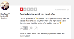 mcdonalds reviews