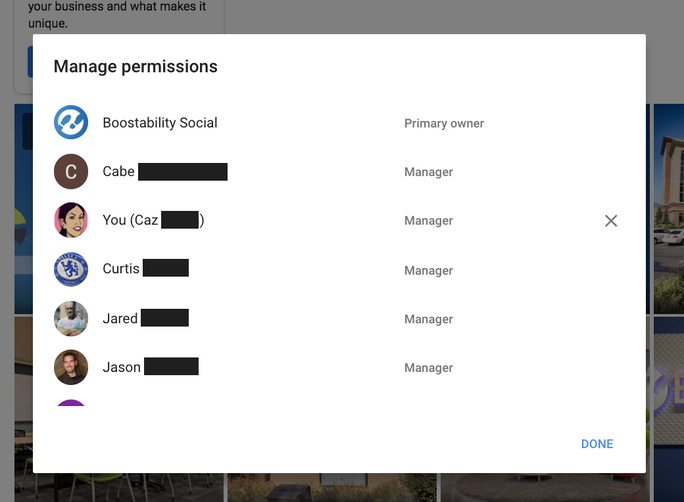 Manage Permissions screenshot