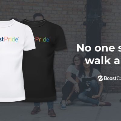 Boost Pride tshirt fundraiser