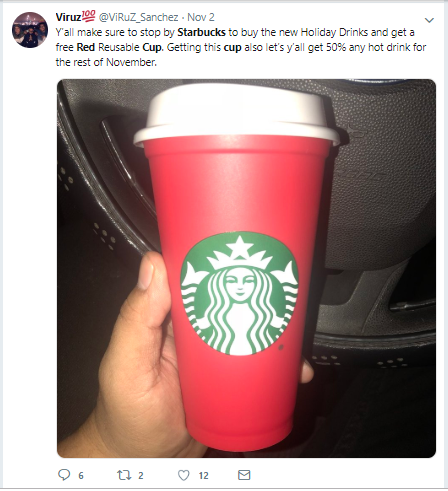 Starbucks Holiday Example