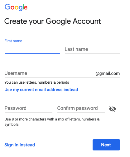 google my business sign up