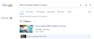 google screenshot video example