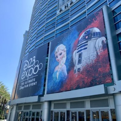 D23 Expo - Picture of Elsa and R2D2