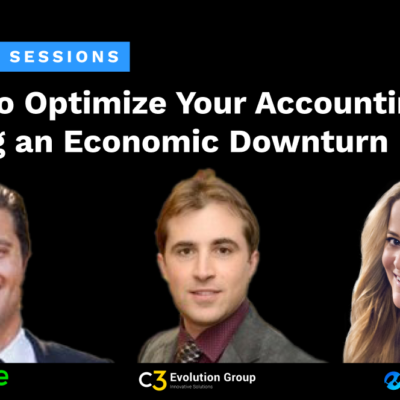 Professionals talk about how to optimize accounting during economic downturn.