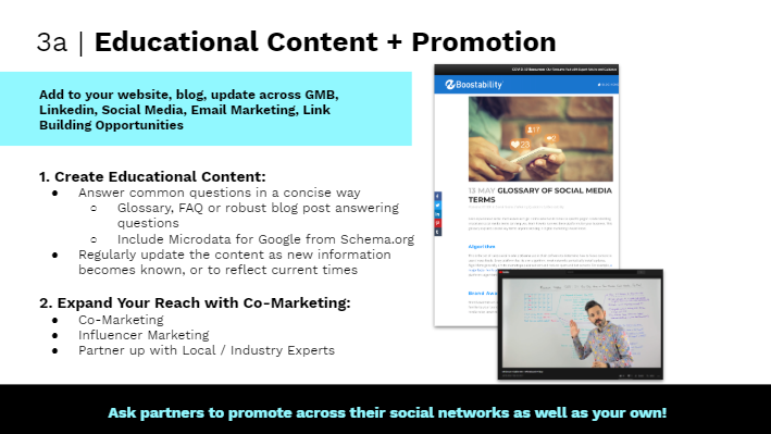 Creating Education Content and Co-Marketing Exmaples