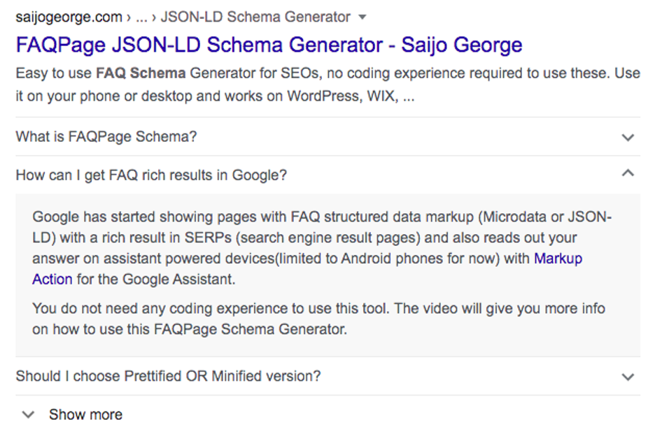 FAQ Structured Data Markup: A Short Term Win | Blog image.