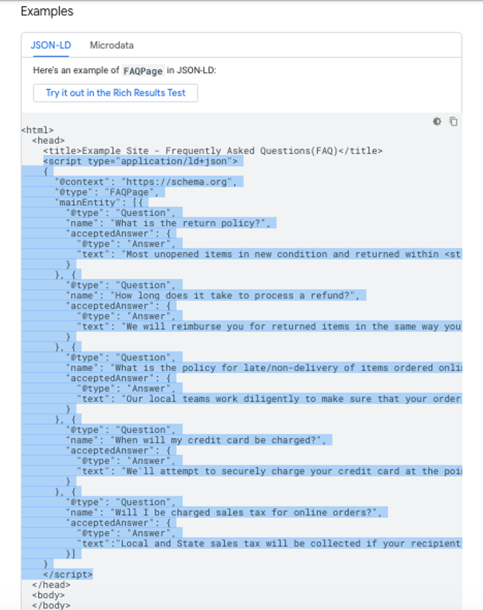FAQ Structured Data Markup: A Short Term Win | Blog