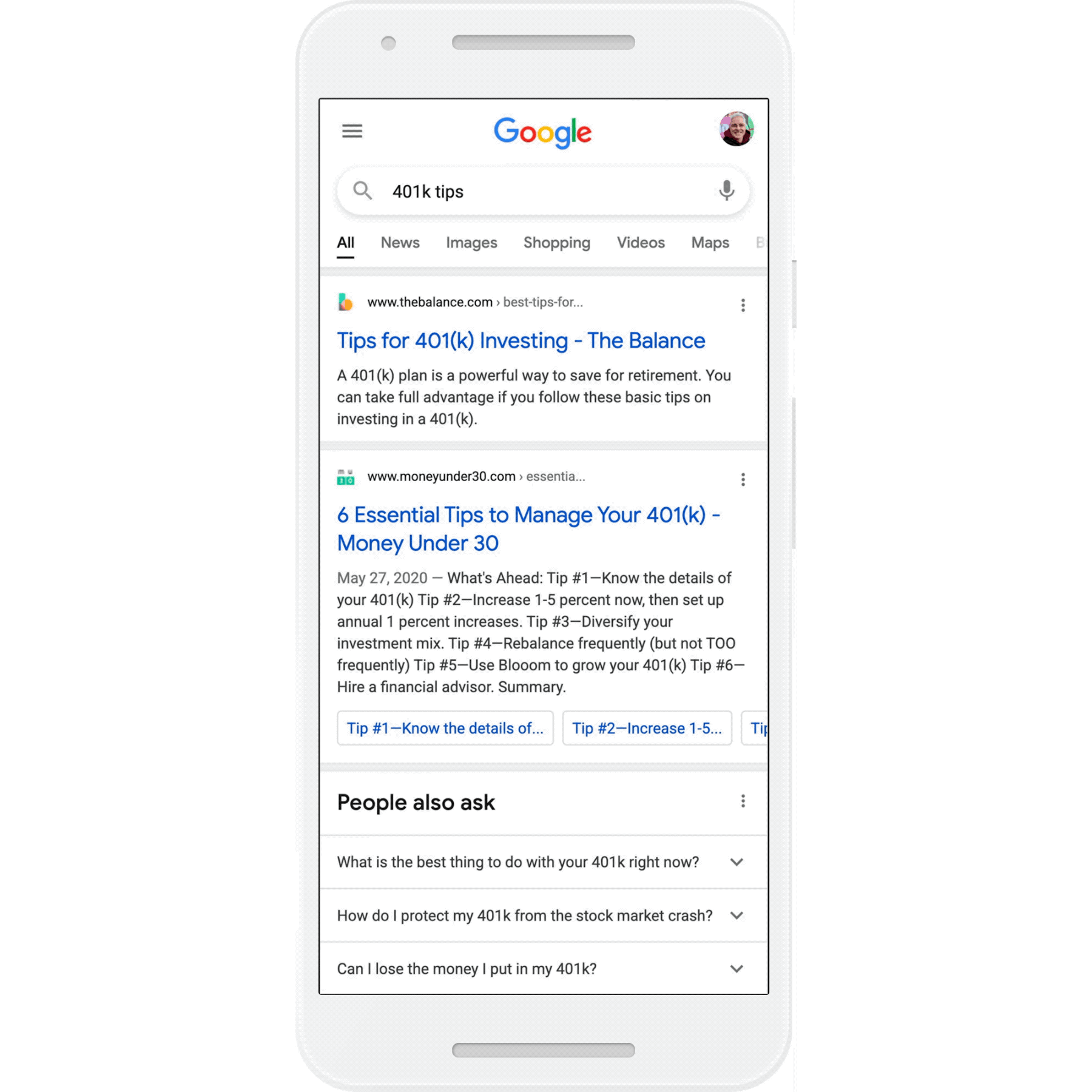 New Google Results