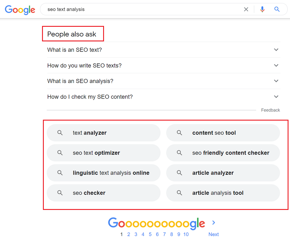 people always ask: google SERP