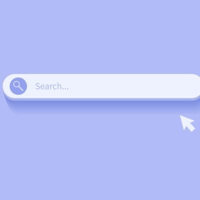 Search bar design element. Search Bar for UI. Vector illustration