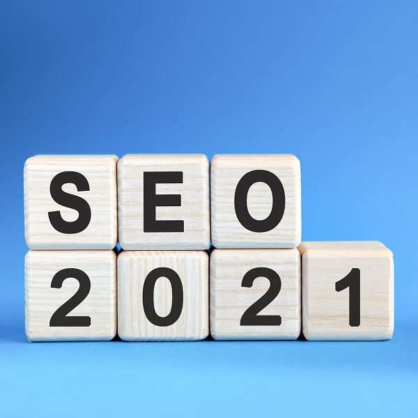 stacked cubes with seo 2021 written