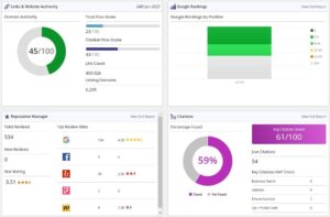 white label SEO report dashboard