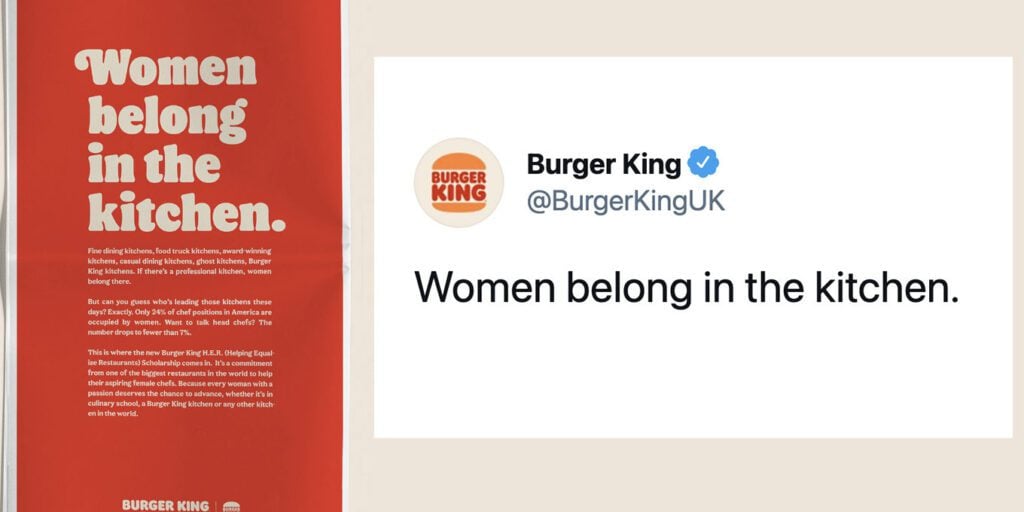 burger king controversial tweet