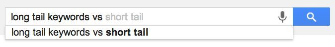 Long Tail Keywords vs Short Tail Long Tail Keywords vs. Short Tail Keywords