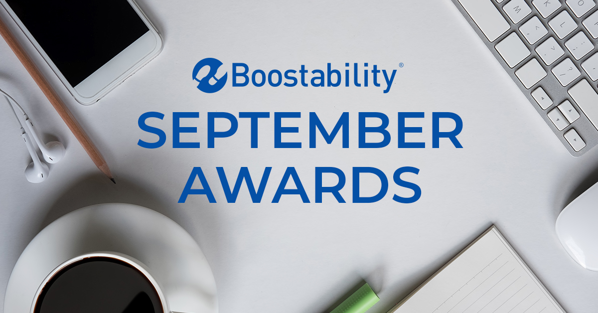 Boostability Wins Big Again in September