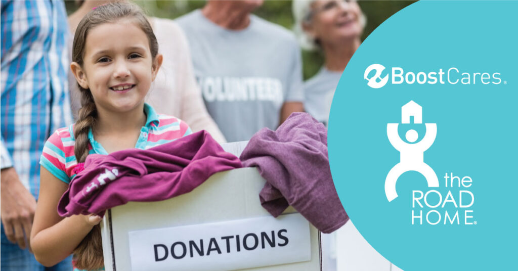 Support BoostCares and donate to The Road Home Support BoostCares and donate to The Road Home