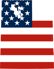 Boostability Utah state American flag