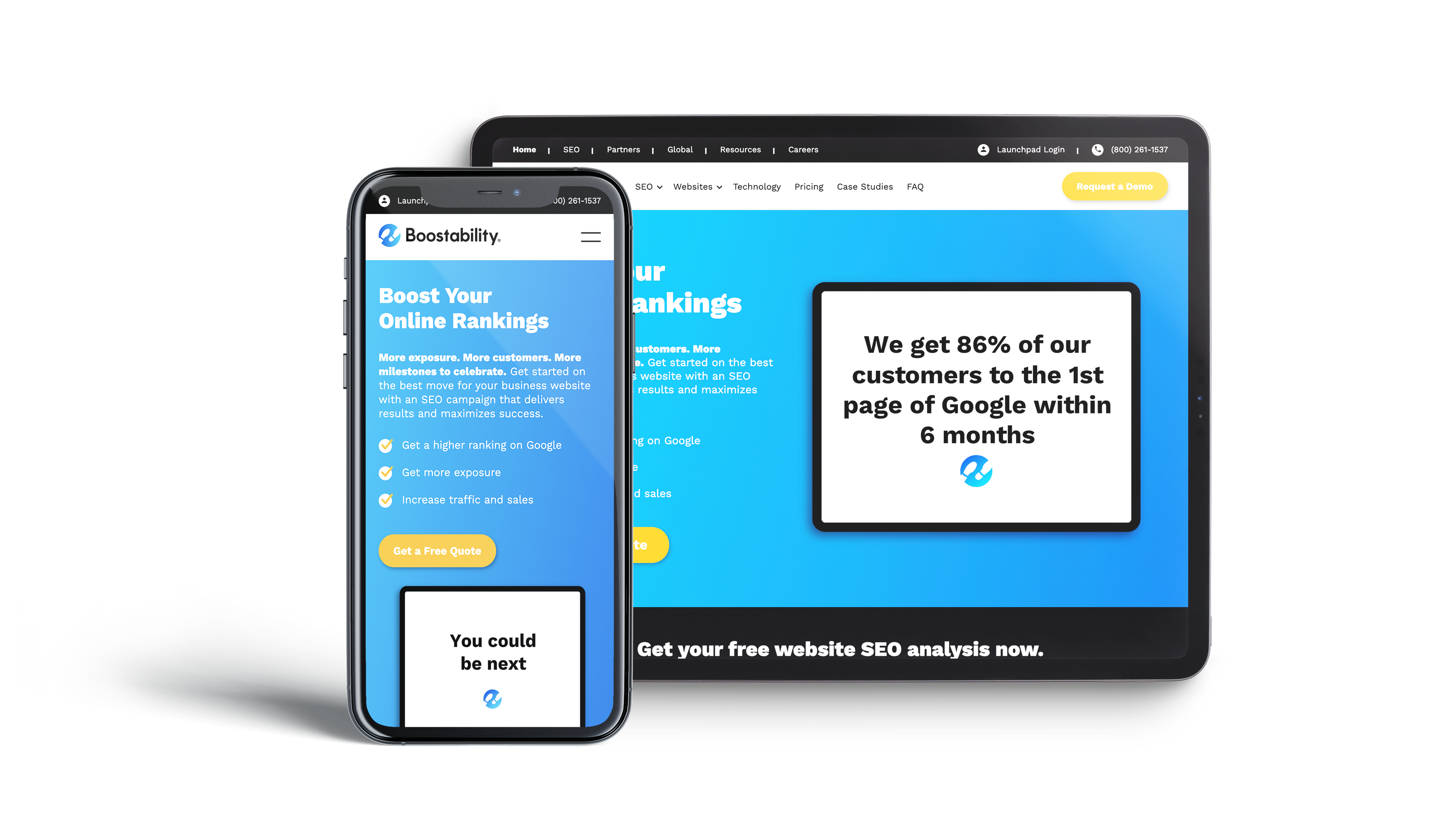 review mobile optimization with Boostability's free seo analysis tool