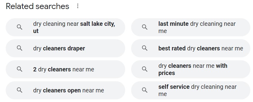 google related searches example