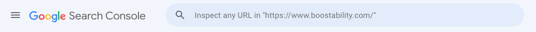 inspect tool within google search console