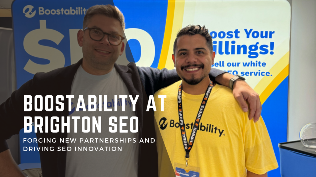 Boostability at Brighton SEO Boostability at Brighton SEO